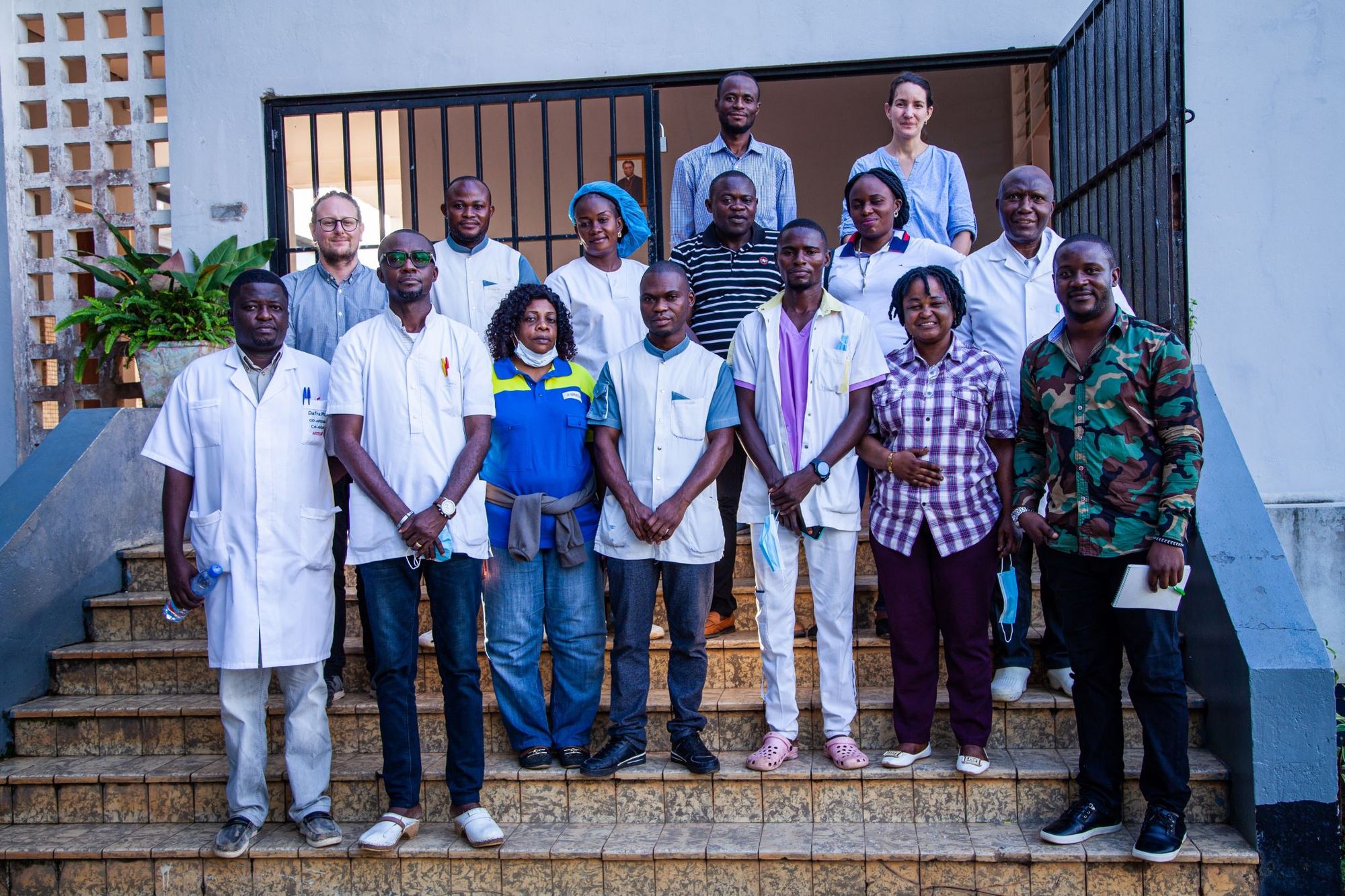 Members of the study team in DRC.
