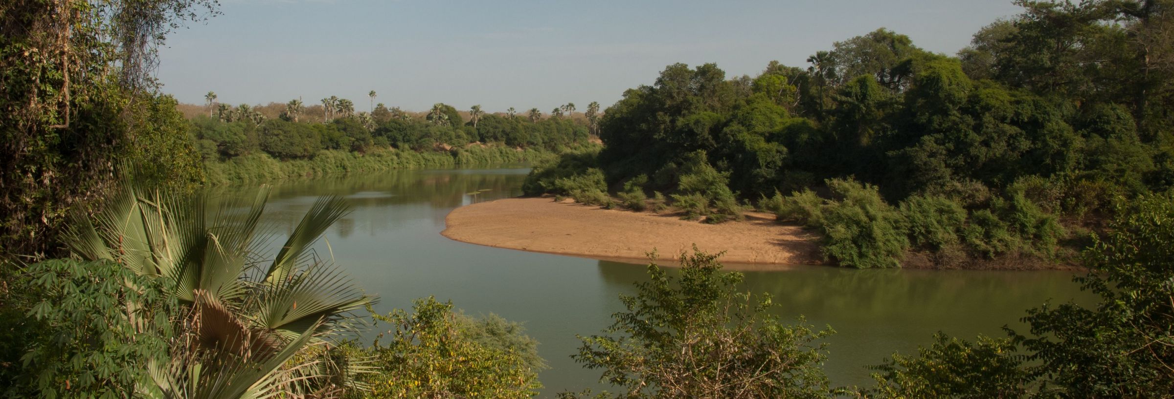 Gambia River in Niokolo Koba National Park.